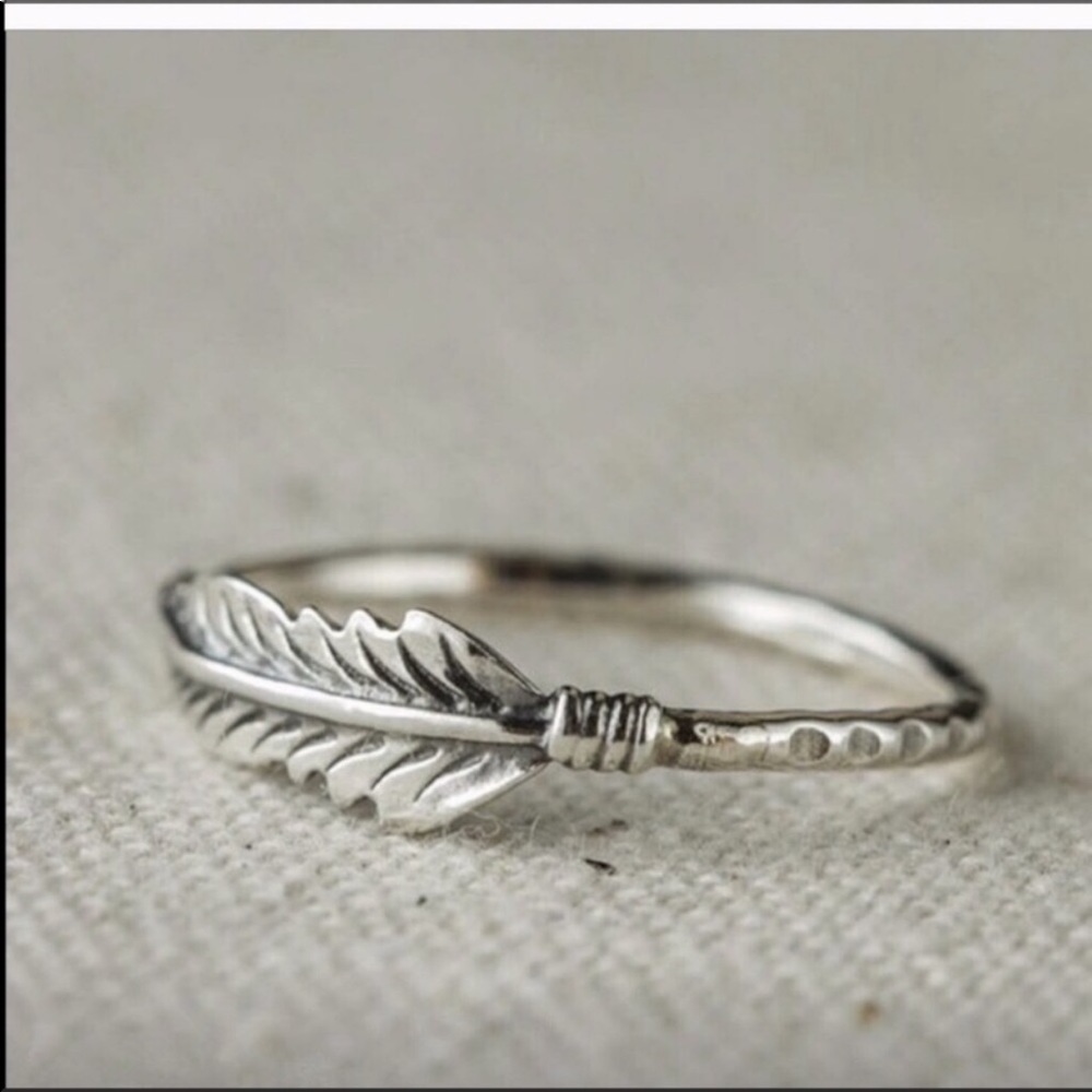 925 ANTIQUE LEAF 🍂 RING - Picture 5 of 6